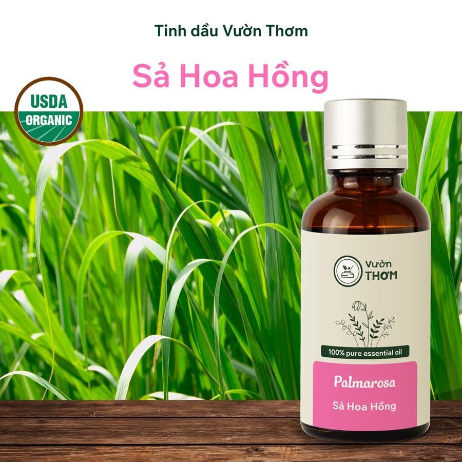 Tinh dầu sả hoa hồng